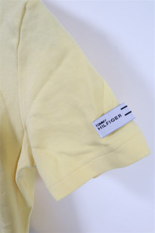 חולצה פולוTOMMY HILFIGER בצהוב- XS-M