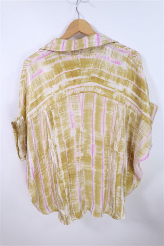 חולצה מעוצבת מנצנצת סטן- XL-XXL