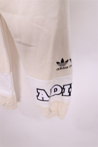 מכנסי טריקו ADIDAS בניוד ולבן- XS-S