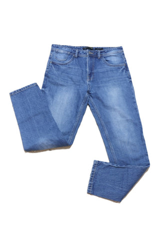 גינס כחול בגזרה ישרה- L-XL