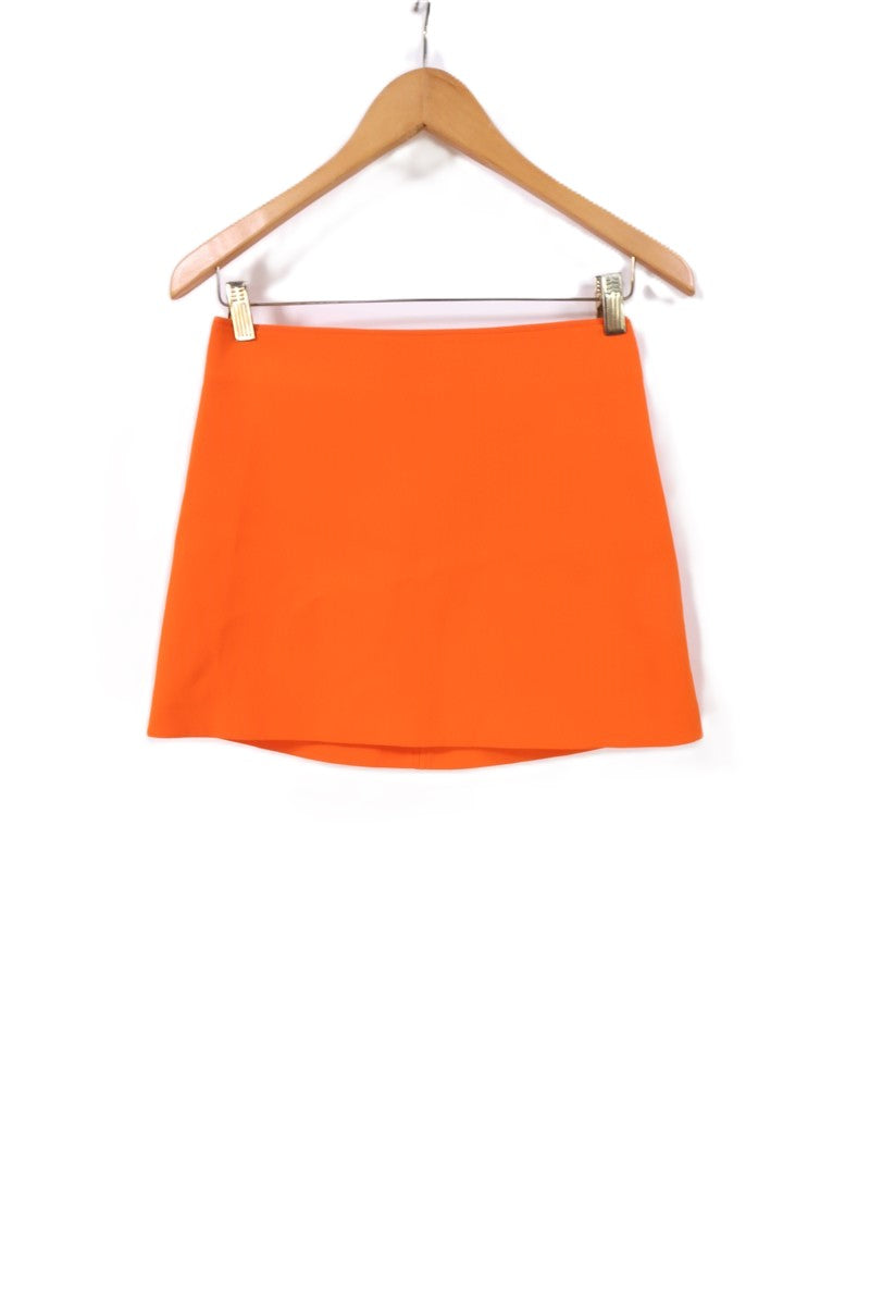 חצאית מיני ZARA בכתום - XS