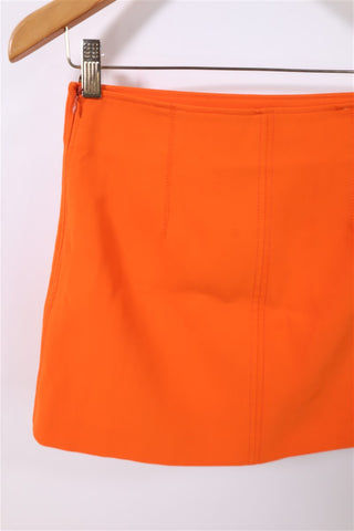 חצאית מיני ZARA בכתום - XS