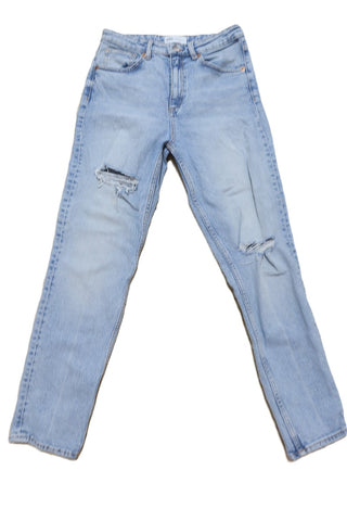 גינס ZARA בתכלת- XS-S