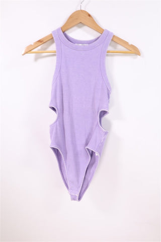 בגד גוף ZARA מעוצב וואש בלילך- XS-S