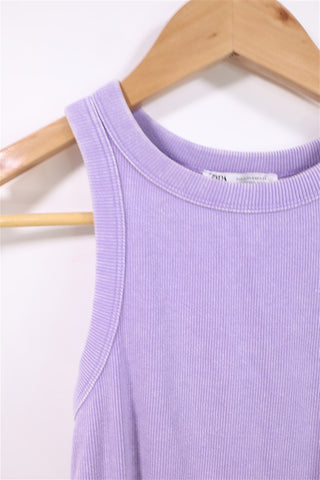 בגד גוף ZARA מעוצב וואש בלילך- XS-S