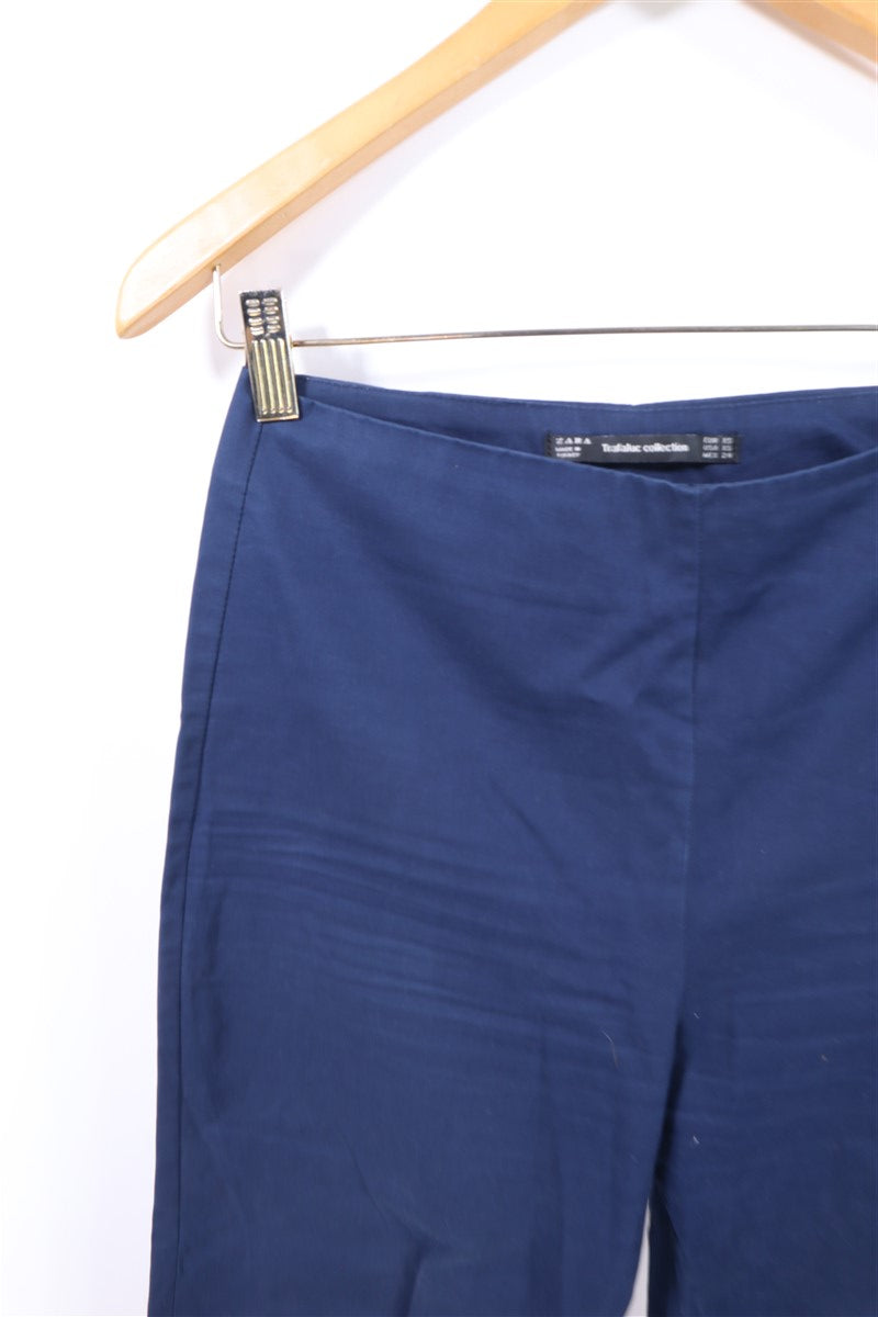 7/8 ZARA בד בסטייל גינס- XS, תמונה 3