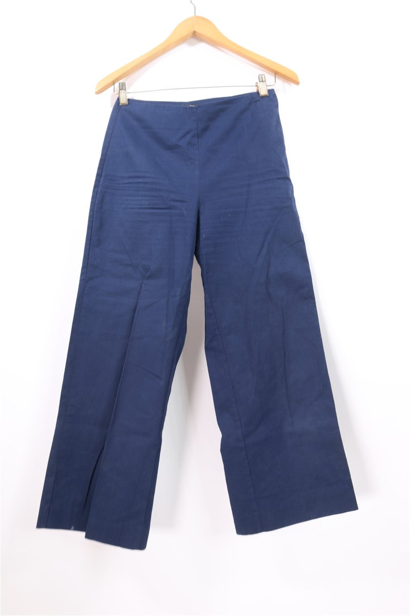 7/8 ZARA בד בסטייל גינס- XS, תמונה 6