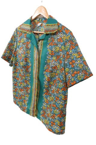 חולצת וינטיג פרחונית- L-XL