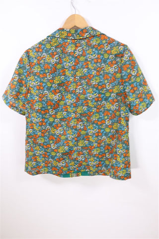 חולצת וינטיג פרחונית- L-XL