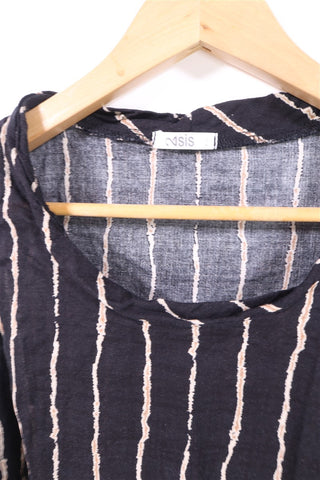 חולצת פסים מעוצבת- M-L