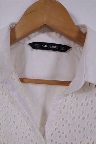 אוברול ZARA לבן קרושה - XS