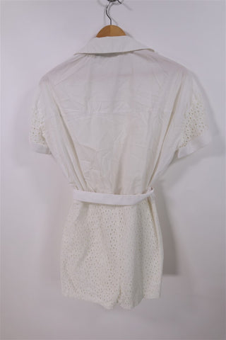אוברול ZARA לבן קרושה - XS