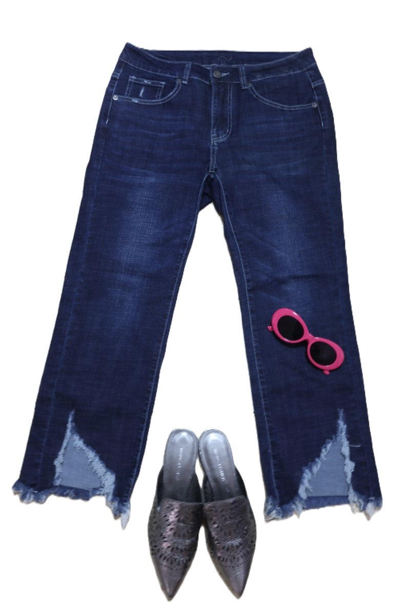 גינס BIANCO כחול 7/8-M- L