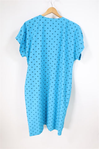 שמלת וינטיג קלאסית בתכלת- XL-XXL