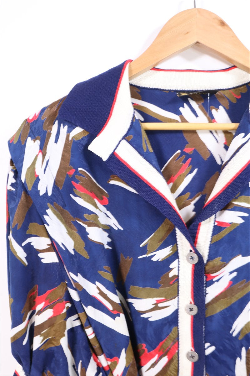 שמלת וינטיג מעוצבת בסטייל ספורטיבי בכחול- XL-XXL, תמונה 4