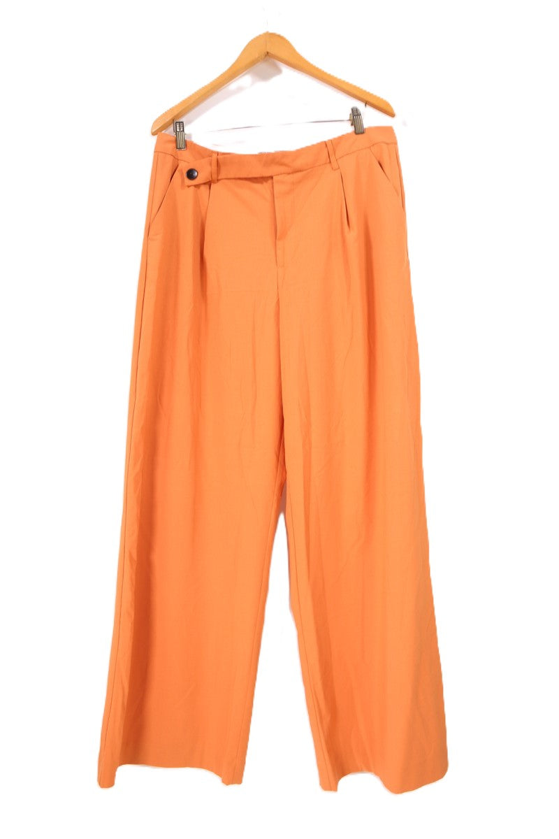 מכנסיים מתרחבים ZARA בכתום- XL