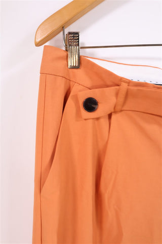 מכנסיים מתרחבים ZARA בכתום- XL