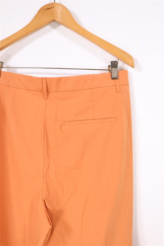 מכנסיים מתרחבים ZARA בכתום- XL