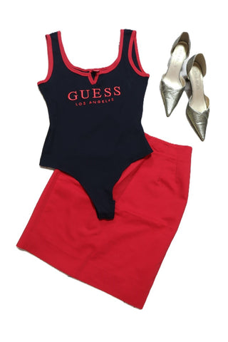 בגד גוף  GUESS  בשחור-L