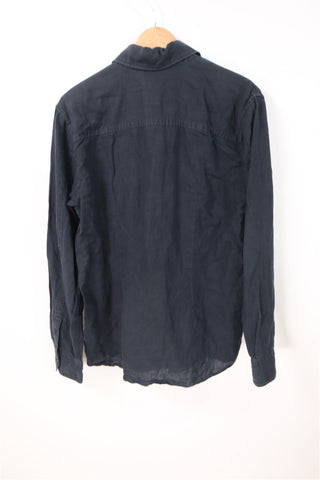 חולצה מכופתרת  LEE בשחור-L-XL