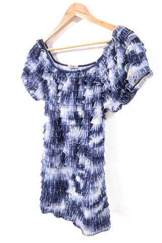 חולצת קומות אופשולדס בכחול ולבן- L-XL