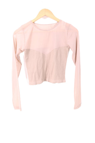 חולצת ספורט חדשה רשת בחום - M