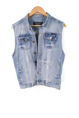 וסט גינס  PHILIPP PLEIN מעוצב בכחול- S-M