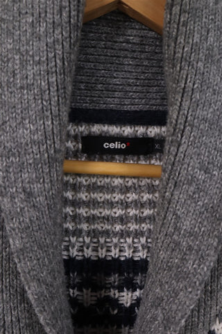 סריג קרדיגן בסטייל אתני-L-XL