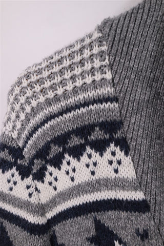 סריג קרדיגן בסטייל אתני-L-XL