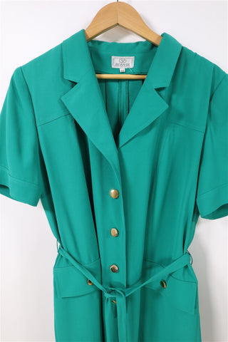 שמלת וינטיג אלגנטית בירוק עז- L