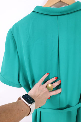 שמלת וינטיג אלגנטית בירוק עז- L