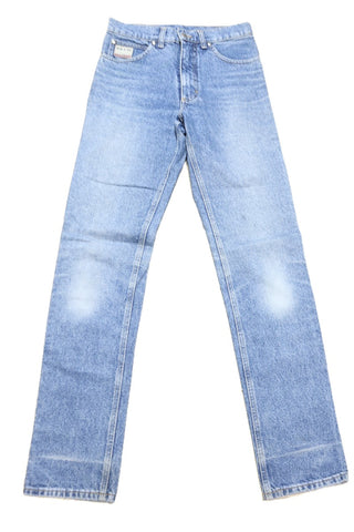 גינס וינטיג ישר בכחול- XS-S