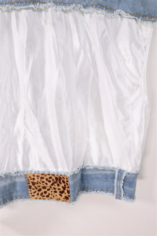 וסט גינס מעוצב וחדש- M-L