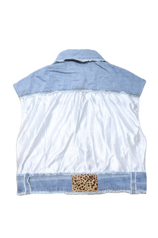 וסט גינס מעוצב וחדש- M-L