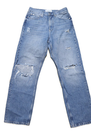 גינס קרעים CALVIN KLEIN בכחול- M