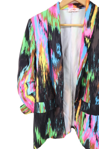 גקט מקושקש בגווני ניאוןן- S-Mן