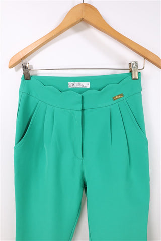 מכנסיים אלגנטיים בירוק- XS