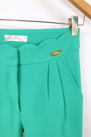 מכנסיים אלגנטיים בירוק- XS