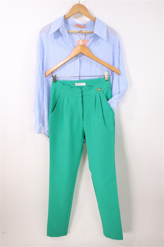 מכנסיים אלגנטיים בירוק- XS