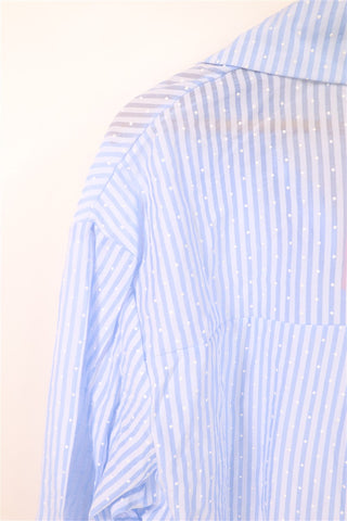 חולצת פסים ונקודות חדשה אוברסייז -S-L