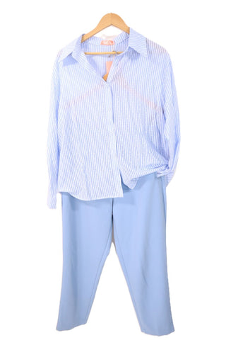 חולצת פסים ונקודות חדשה אוברסייז -S-L