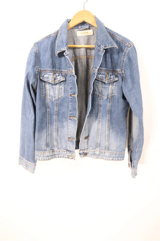 גקט גינס וינטיג בכחול- XS-M