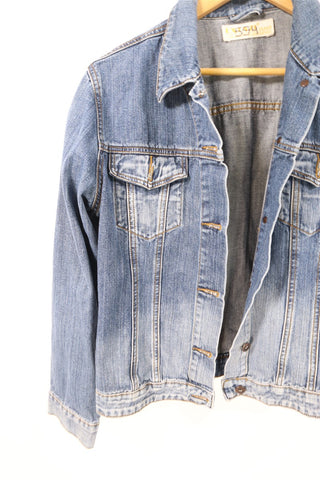 גקט גינס וינטיג בכחול- XS-M