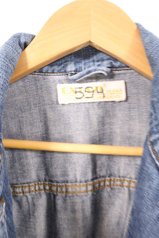 גקט גינס וינטיג בכחול- XS-M