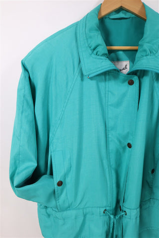 מעיל רוח וינטיג בטורקיז- M-XXL