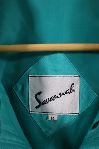 מעיל רוח וינטיג בטורקיז- M-XXL