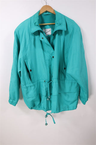 מעיל רוח וינטיג בטורקיז- M-XXL