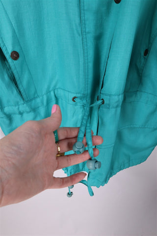 מעיל רוח וינטיג בטורקיז- M-XXL