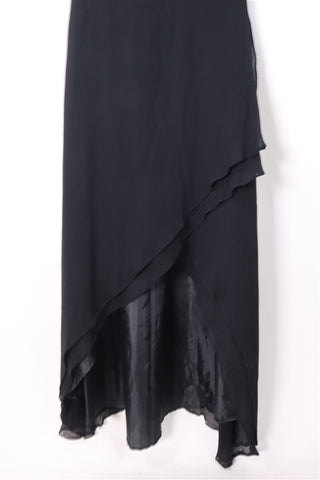 שמלת ערב וינטיג TADASHI בשחור -S-M