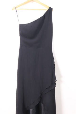 שמלת ערב וינטיג TADASHI בשחור -S-M